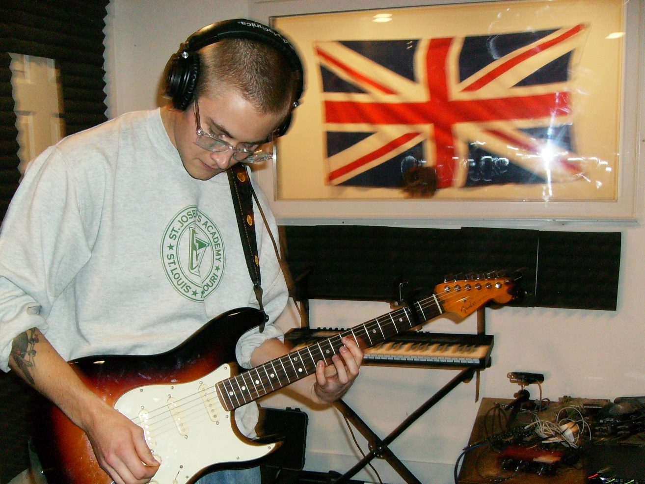 Tracking electric guitar at Noisewatt